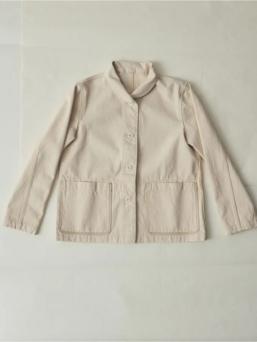 TOAST Hal workwear denim jacket in ecru- UK 10/ US 6 NWOT